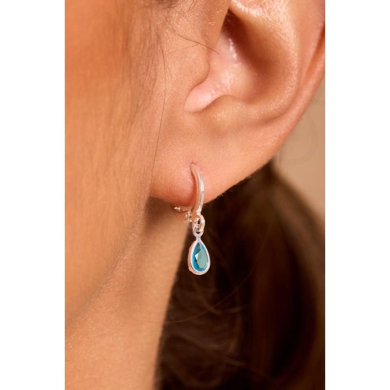 Brinco Gota - Semi joias Prata