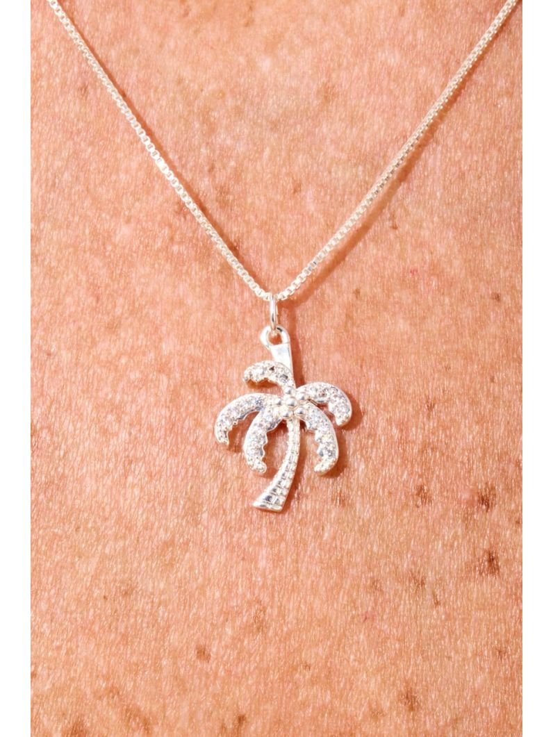 Colar | Coqueiro cravejado 45cm