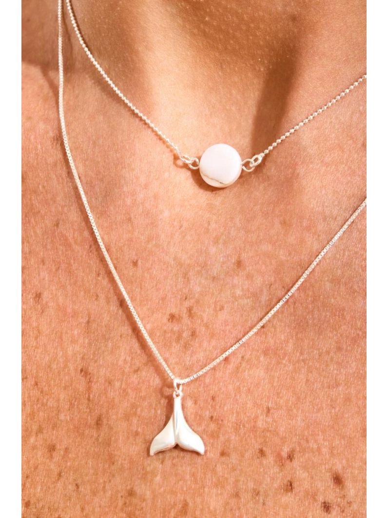 Colar | Duplo madrepérola e cauda de sereia