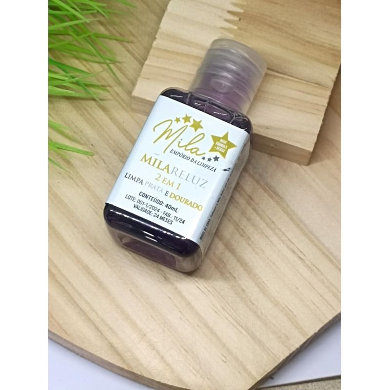 Limpa prata e dourado - Semijoia prata